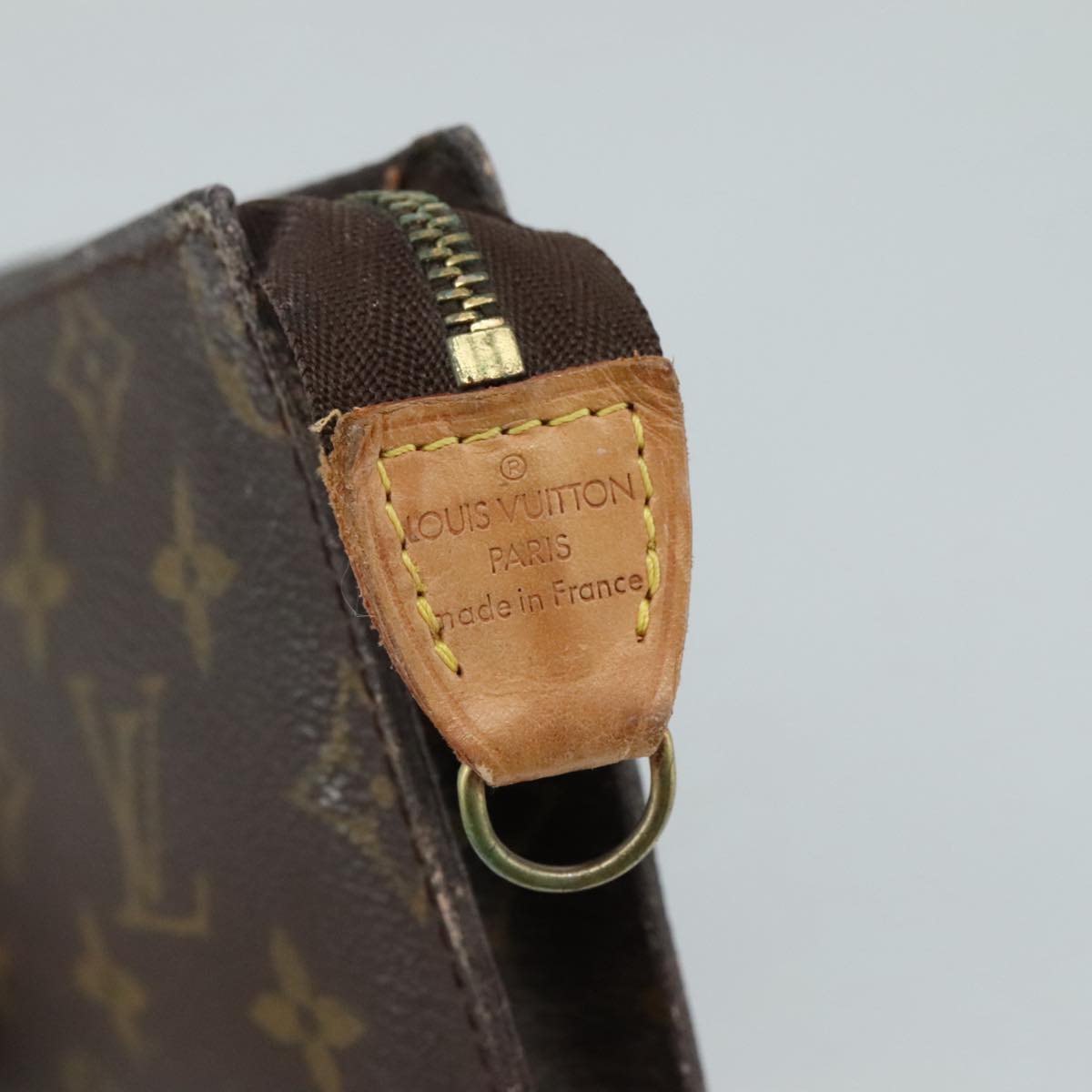 LOUIS VUITTON Monogram Bucket PM Accessory Pouch LV Auth 108590