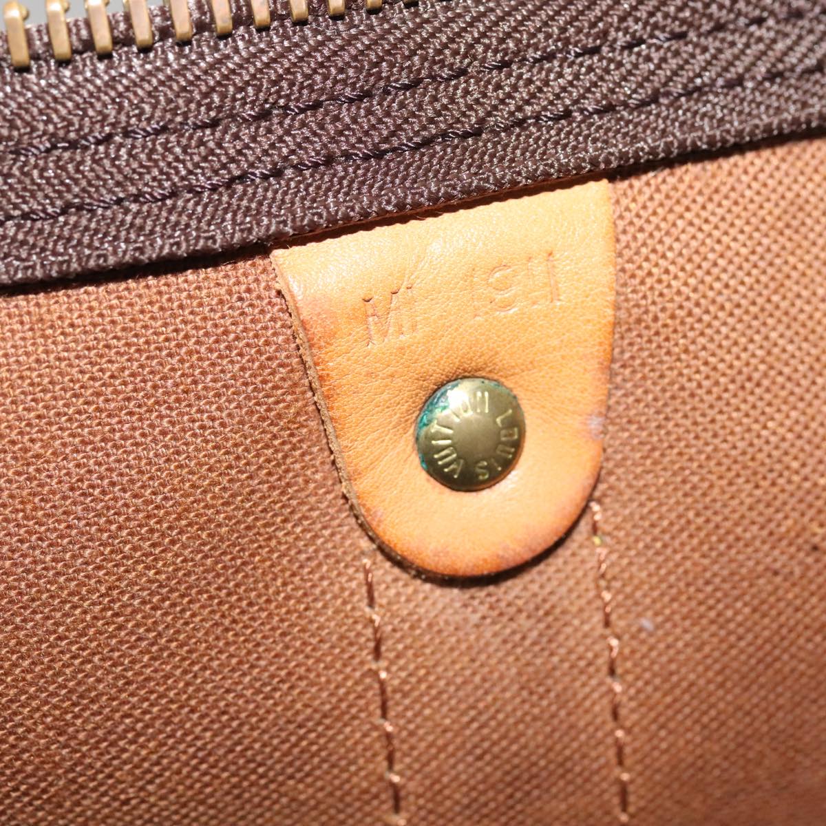 LOUIS VUITTON Monogram Keepall 60 Boston Bag M41422 LV Auth 108604