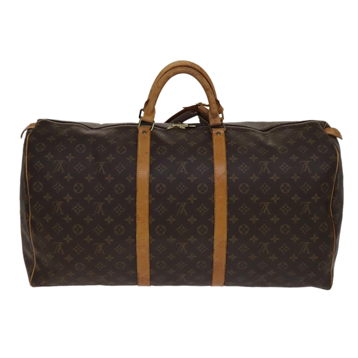 LOUIS VUITTON Monogram Keepall 60 Boston Bag M41422 LV Auth 108604