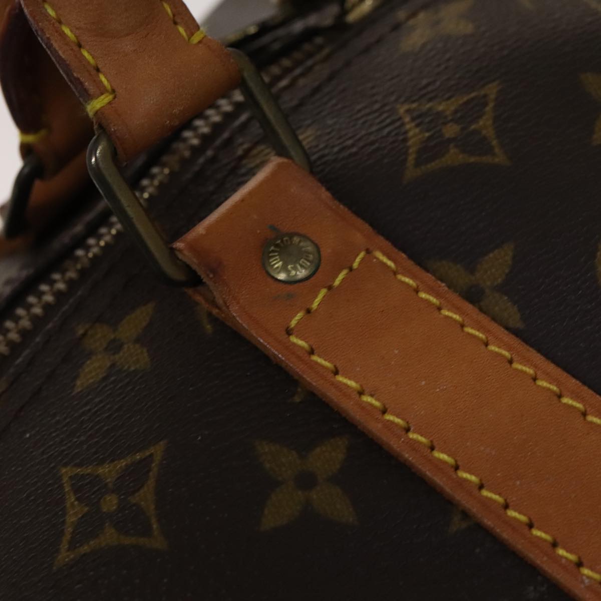 LOUIS VUITTON Monogram Keepall 60 Boston Bag M41422 LV Auth 108605