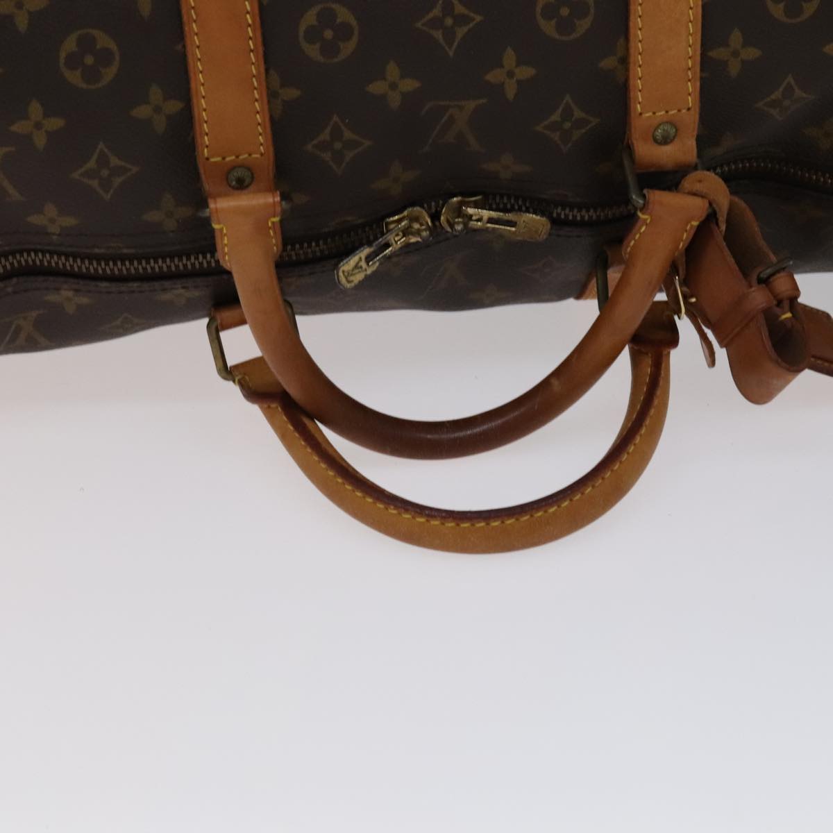 LOUIS VUITTON Monogram Keepall 60 Boston Bag M41422 LV Auth 108605