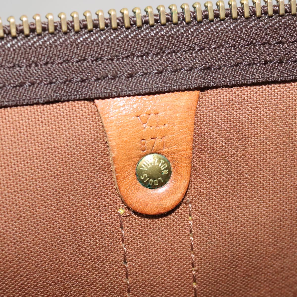 LOUIS VUITTON Monogram Keepall 60 Boston Bag M41422 LV Auth 108611