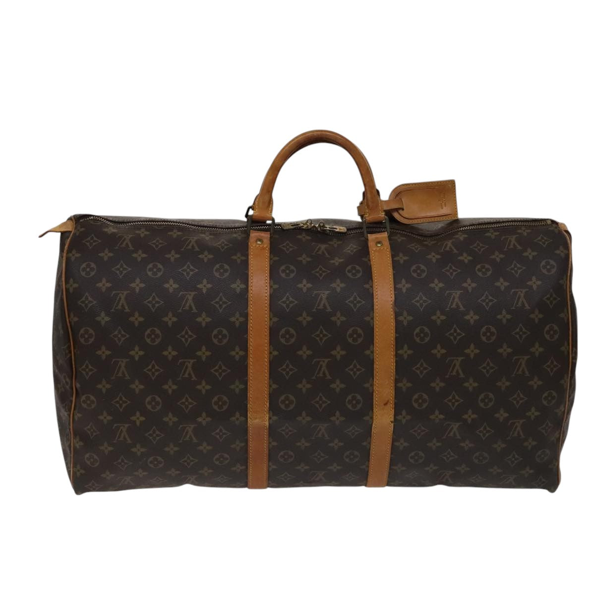 LOUIS VUITTON Monogram Keepall 60 Boston Bag M41422 LV Auth 108611
