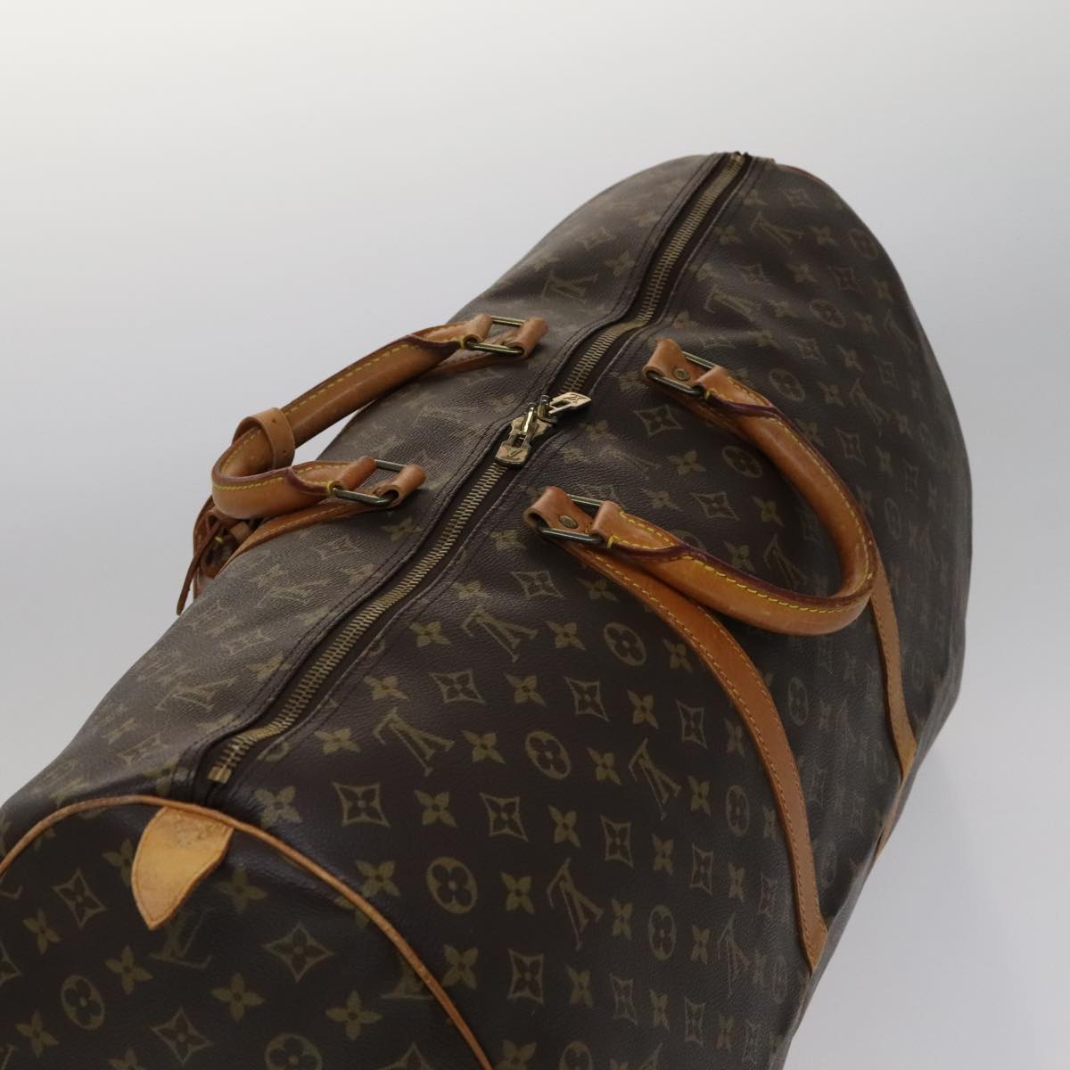 LOUIS VUITTON Monogram Keepall 60 Boston Bag M41422 LV Auth 108611