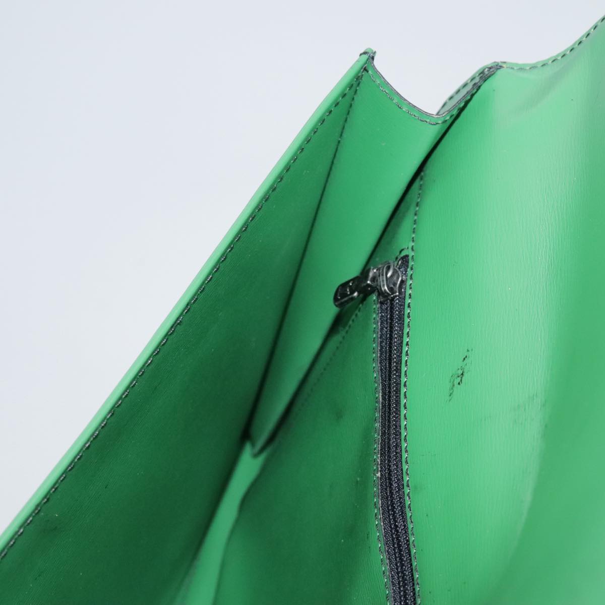 LOUIS VUITTON Epi Document case Clutch Bag Green LV Auth 108636