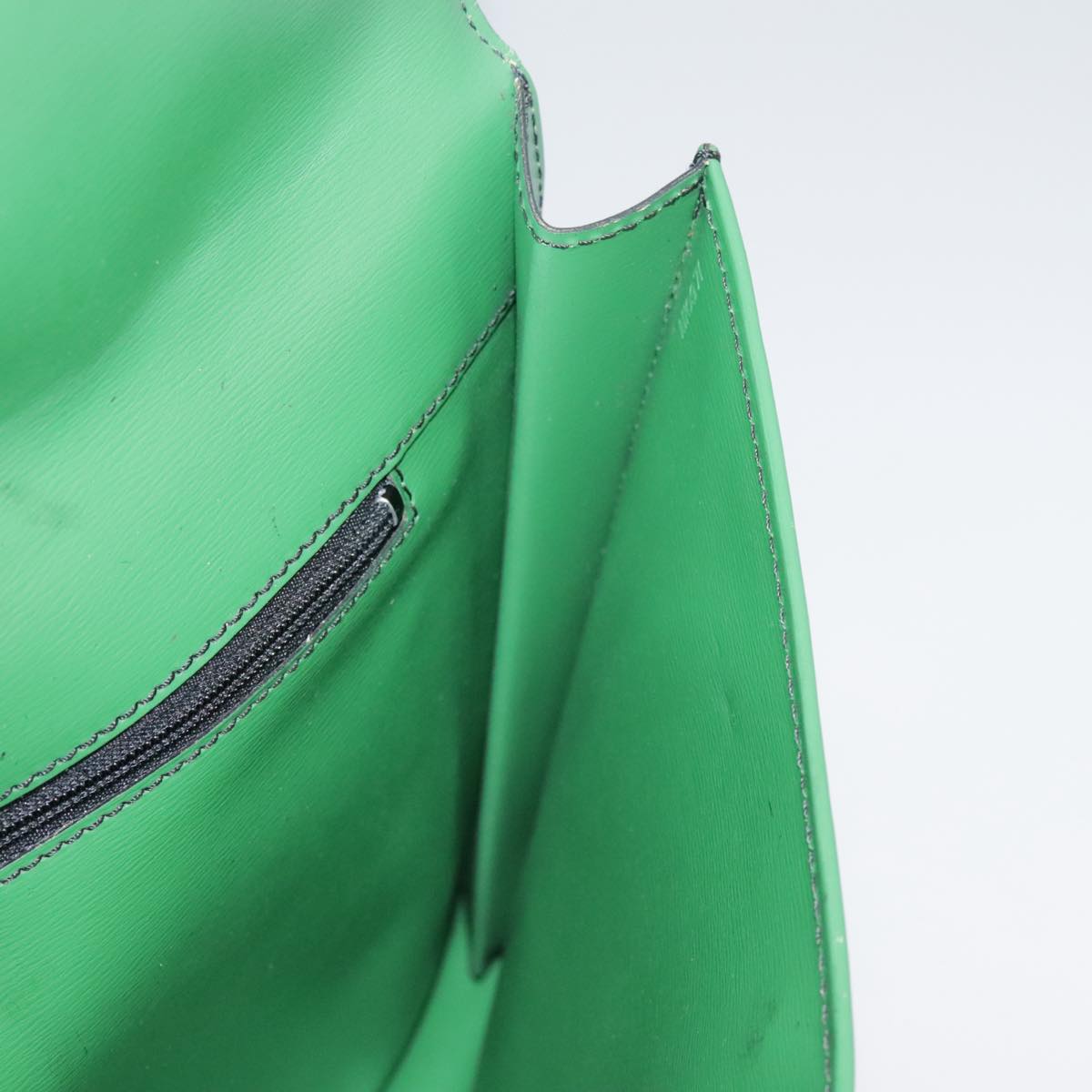LOUIS VUITTON Epi Document case Clutch Bag Green LV Auth 108636