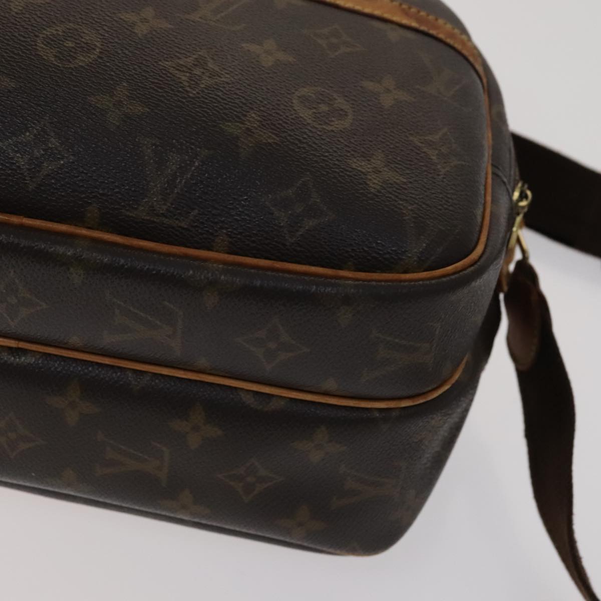 LOUIS VUITTON Monogram Reporter PM Shoulder Bag M45254 LV Auth 108637