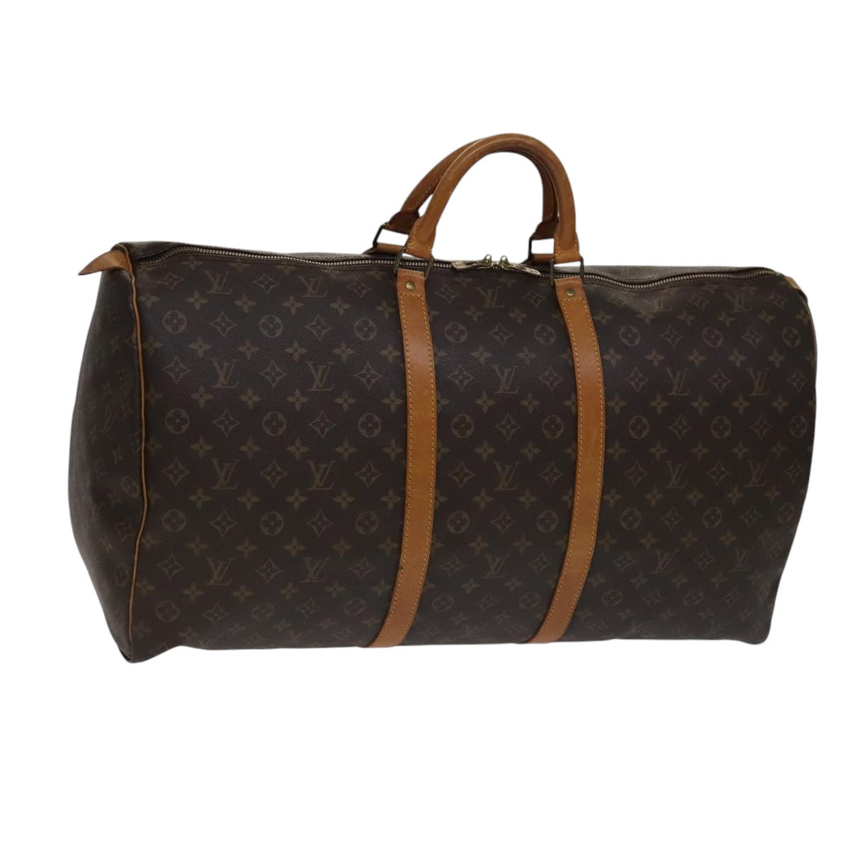 LOUIS VUITTON Monogram Keepall 60 Boston Bag M41422 LV Auth 108676