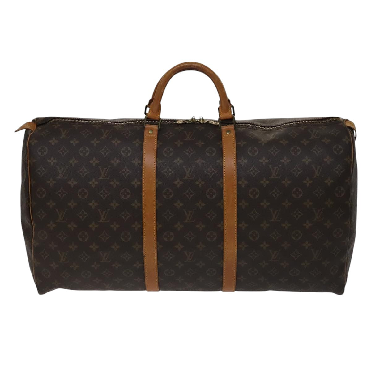 LOUIS VUITTON Monogram Keepall 60 Boston Bag M41422 LV Auth 108676
