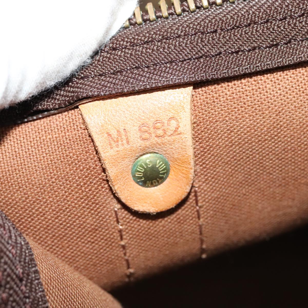 LOUIS VUITTON Monogram Keepall 60 Boston Bag M41422 LV Auth 108676