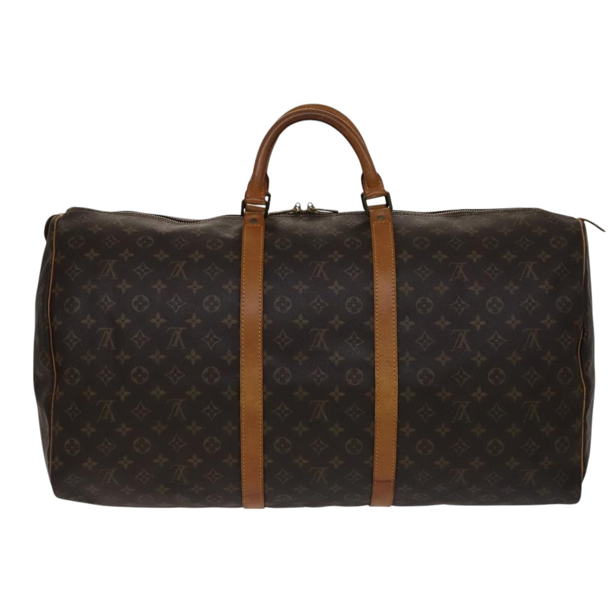 LOUIS VUITTON Monogram Keepall 60 Boston Bag M41422 LV Auth 108676