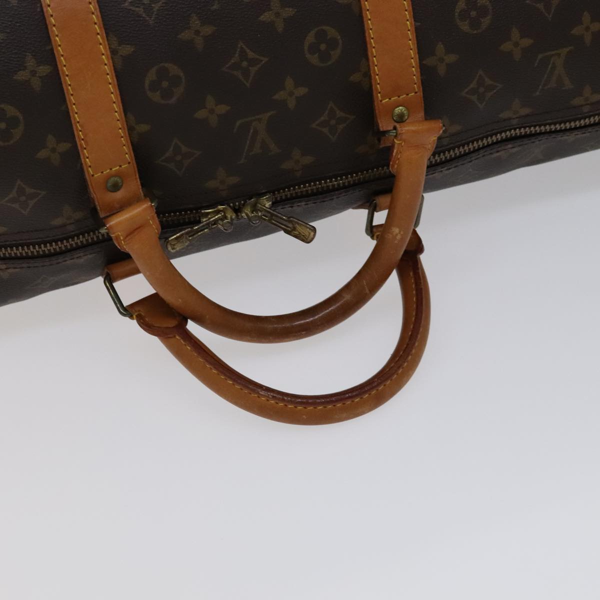 LOUIS VUITTON Monogram Keepall 60 Boston Bag M41422 LV Auth 108676