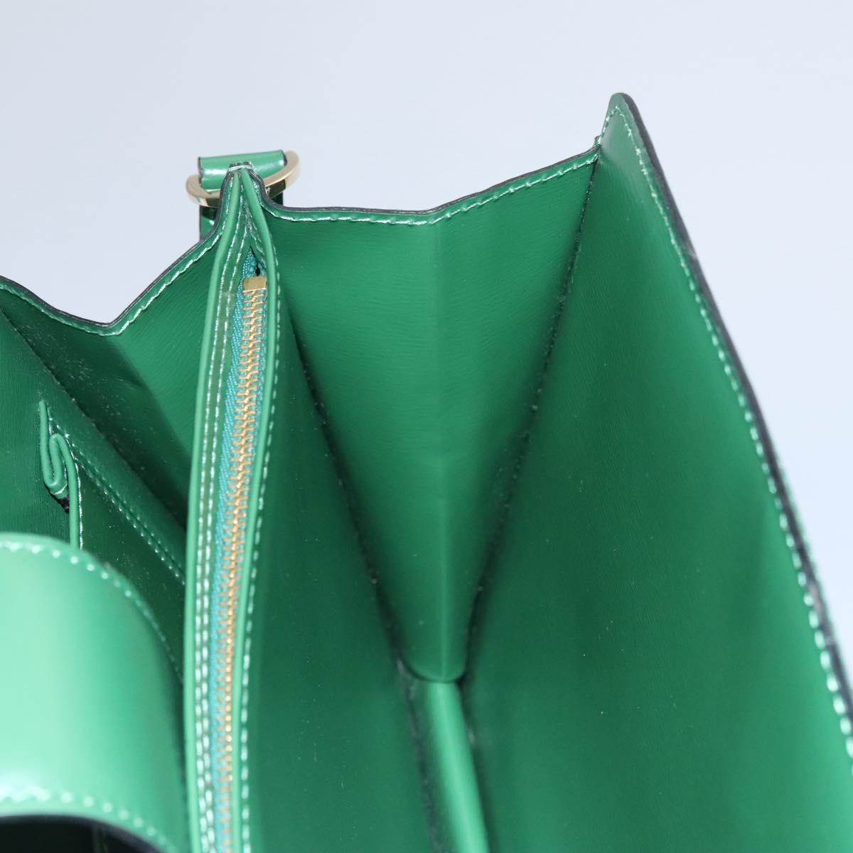 LOUIS VUITTON Epi Capuchin Shoulder Bag Green M52344 LV Auth 108692