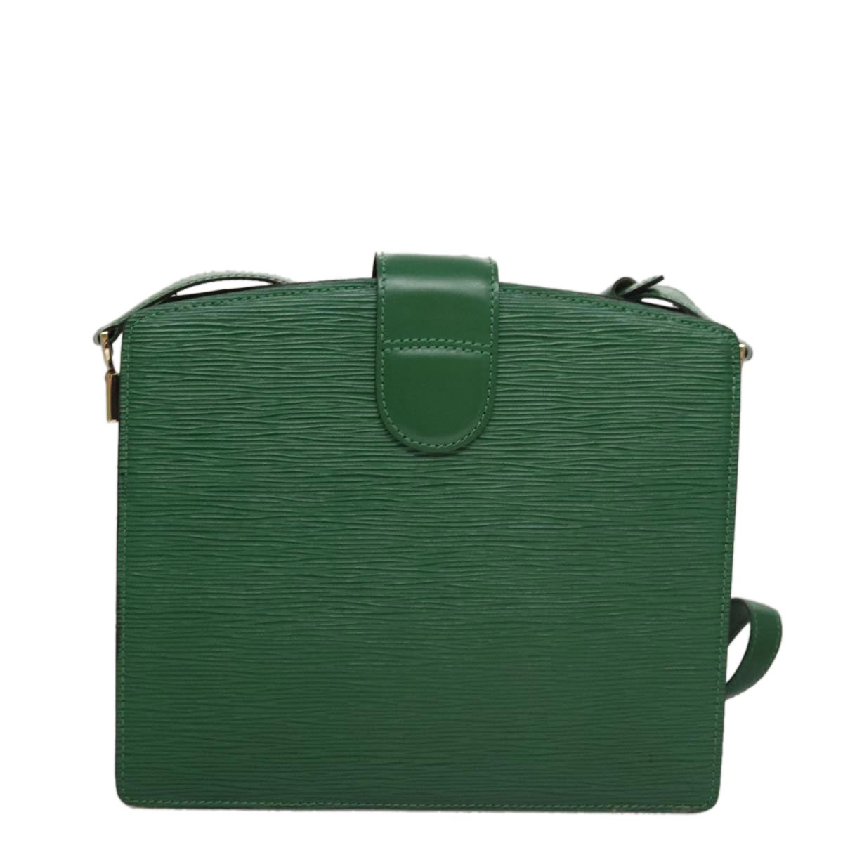 LOUIS VUITTON Epi Capuchin Shoulder Bag Green M52344 LV Auth 108692