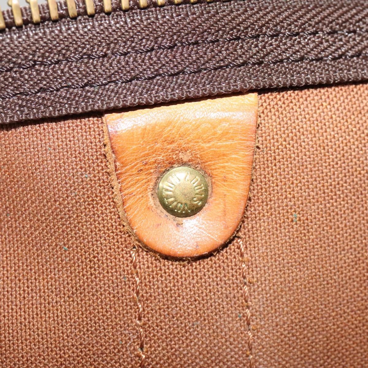 LOUIS VUITTON Monogram Keepall 55 Boston Bag M41424 LV Auth 108703