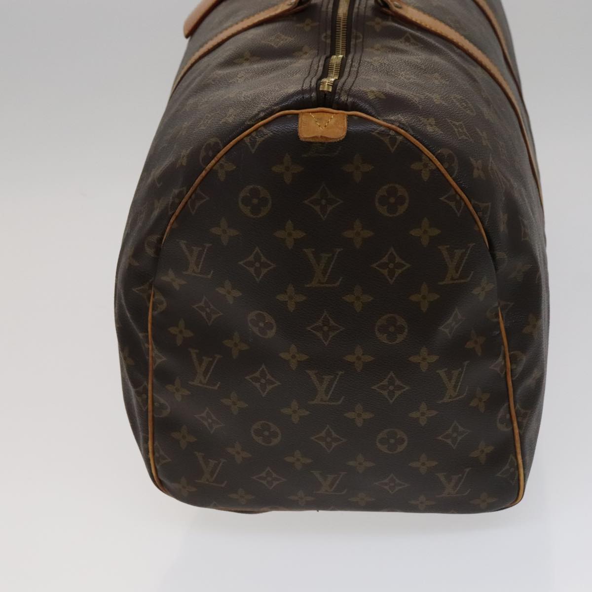 LOUIS VUITTON Monogram Keepall 55 Boston Bag M41424 LV Auth 108703