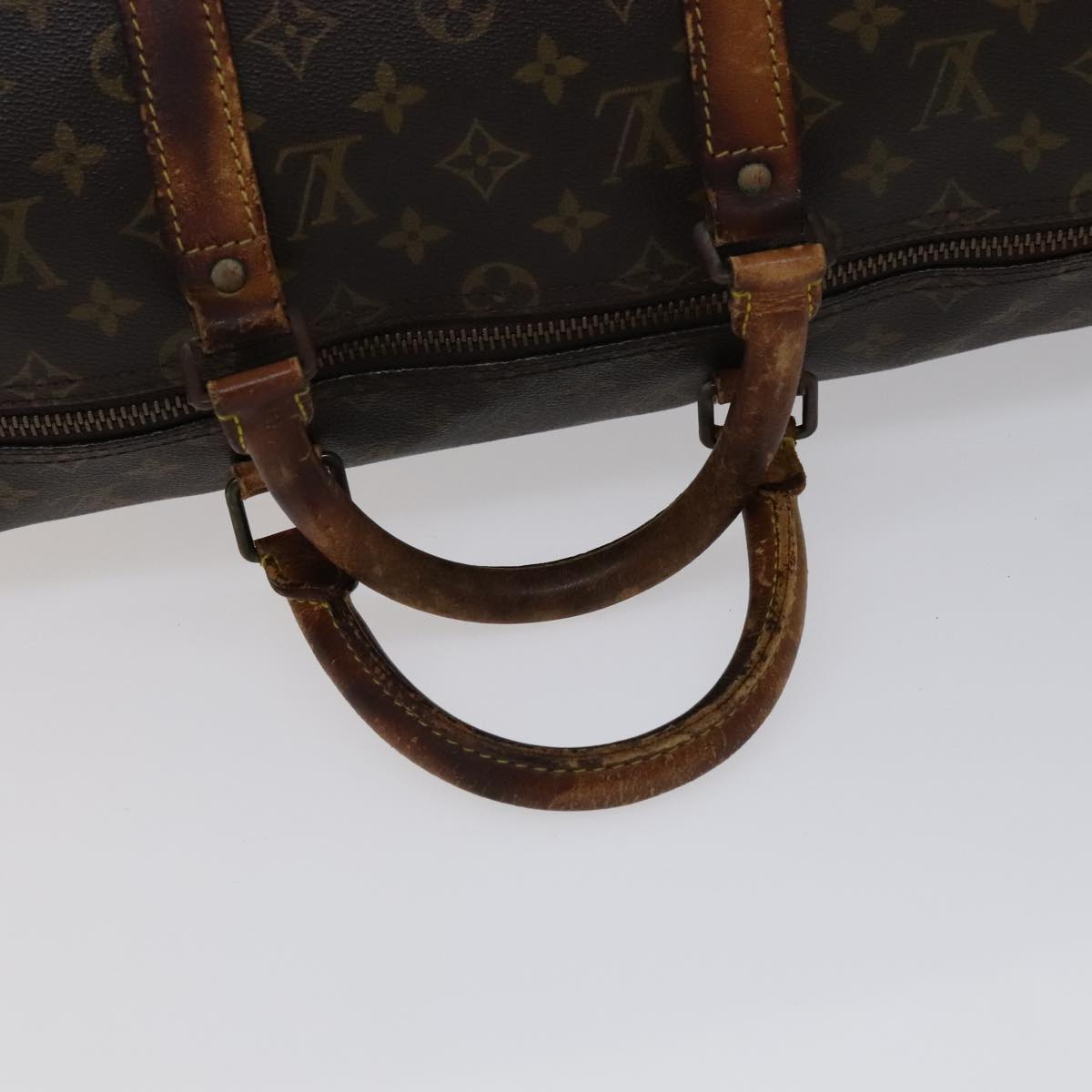 LOUIS VUITTON Monogram Keepall 50 Boston Bag M41426 LV Auth 108704