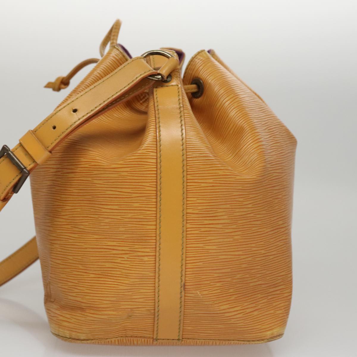 LOUIS VUITTON Epi Petit Noe Shoulder Bag Yellow M44109 LV Auth 108728