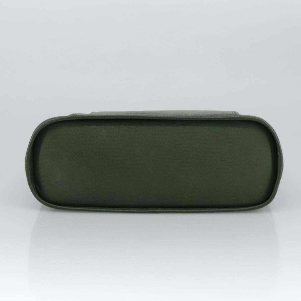 CELINE Hand Bag Leather 2way Khaki Auth 108739