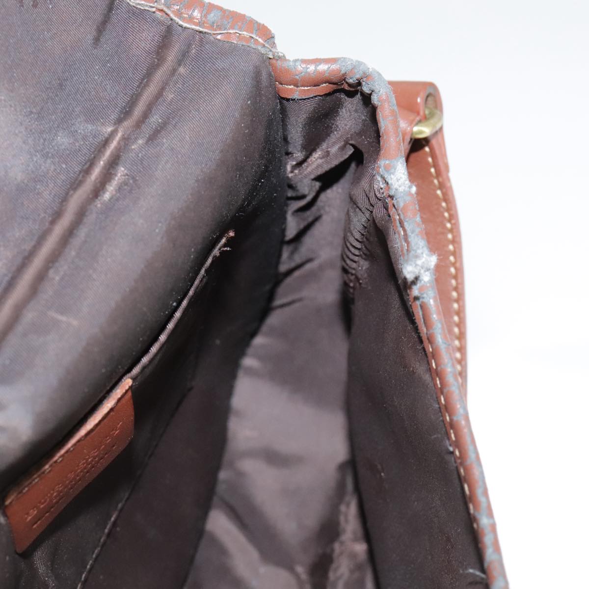 BURBERRY Nova Check Shoulder Bag Canvas Beige Auth 108751