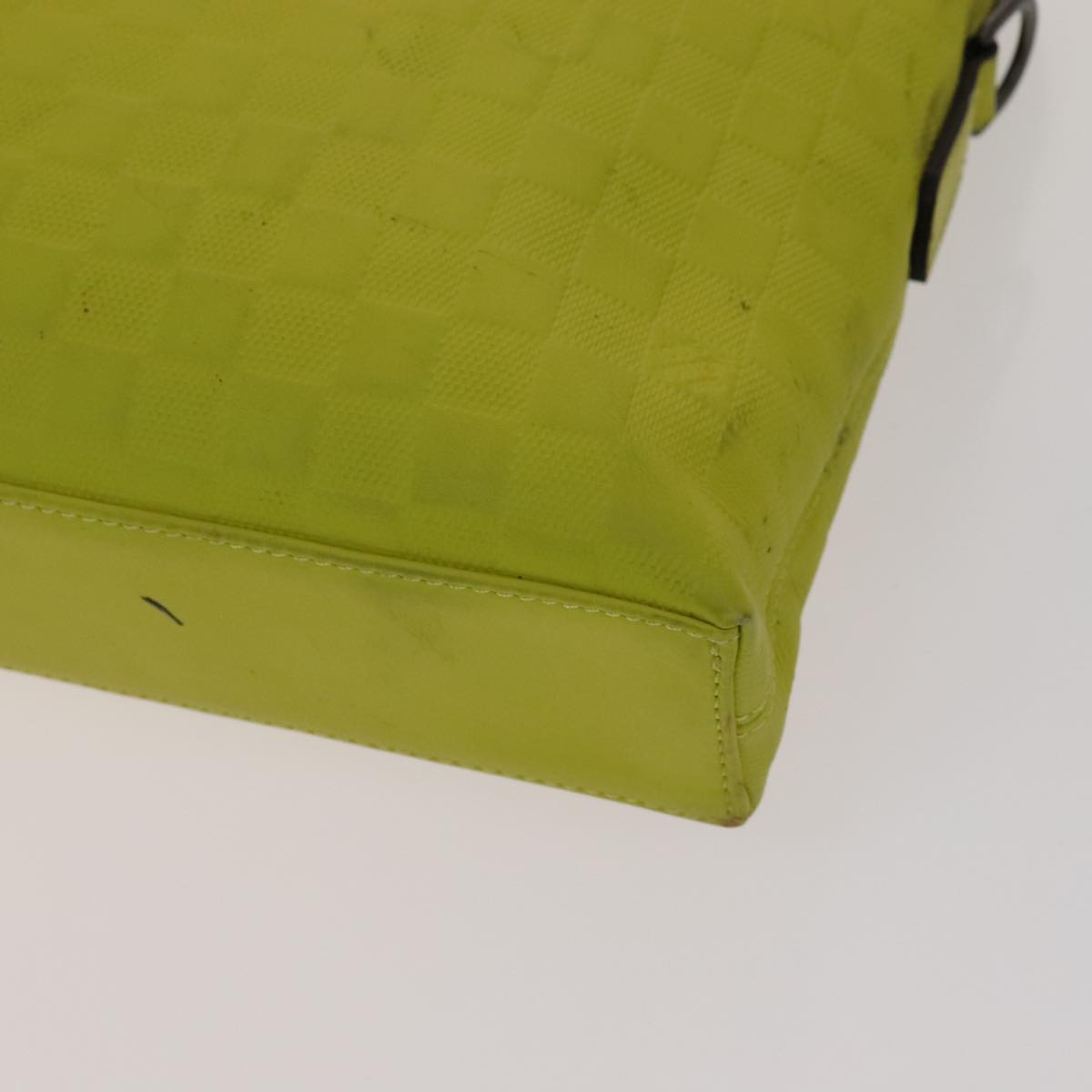 LOUIS VUITTON Damier Infini Porte Documents Jules Bag Yellow N41391 Auth 108788