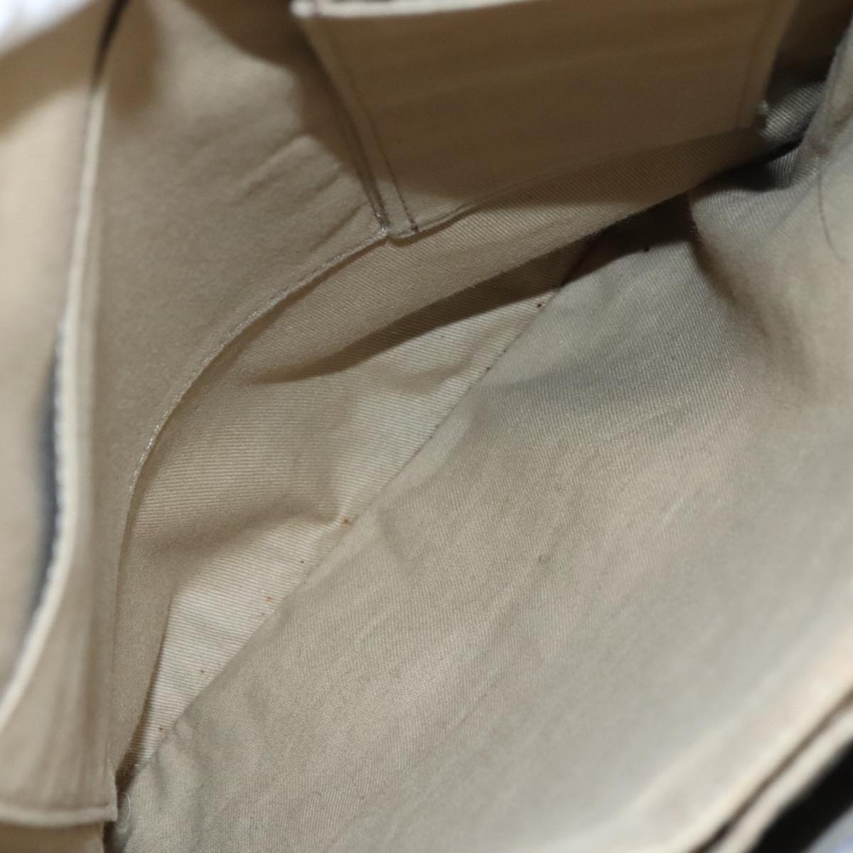 BURBERRY Nova Check Blue Label Tote Bag Canvas Navy Beige Silver Auth 108831