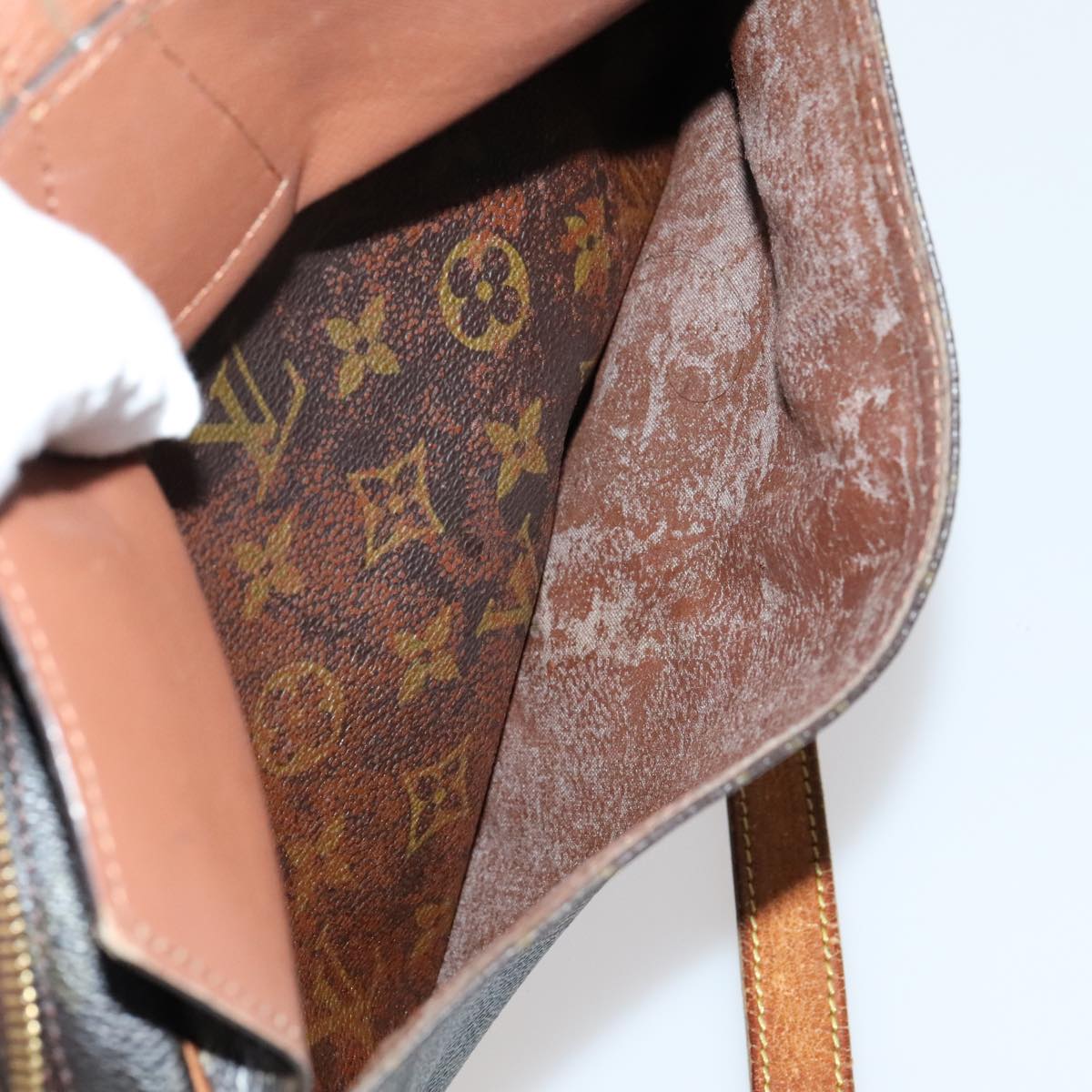 LOUIS VUITTON Monogram Jeune Fille MM Shoulder Bag M51226 LV Auth 108850
