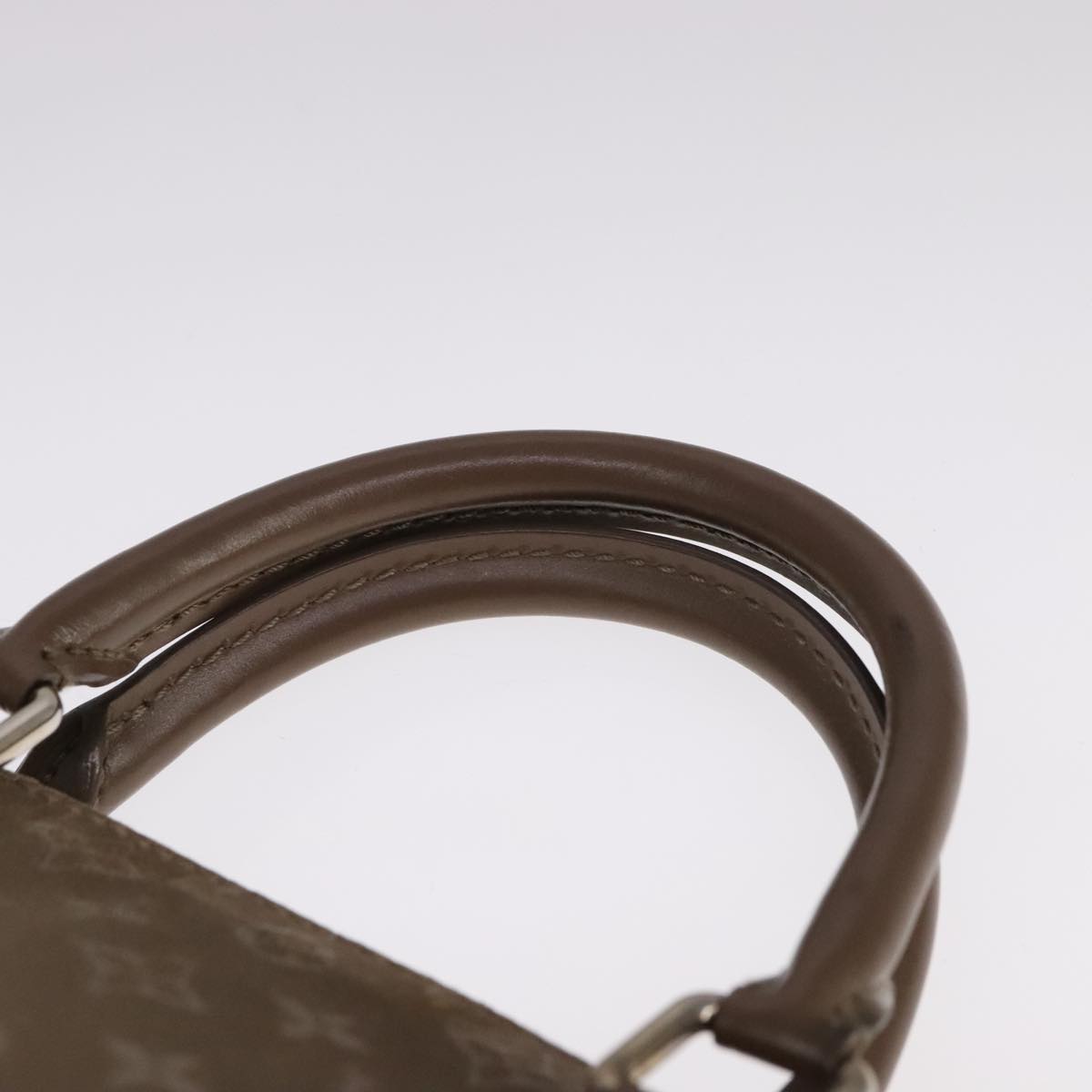 LOUIS VUITTON Monogram Satin Little Alma Hand Bag Gray M92147 LV Auth 108907