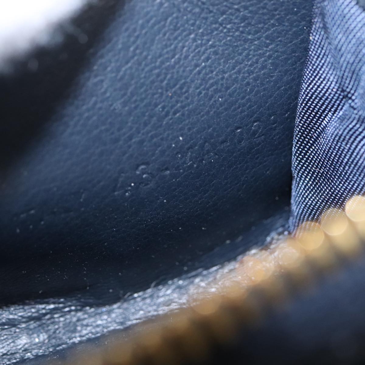 Christian Dior Neck Strap Phone Folder Trotter Canvas Navy Auth 108927