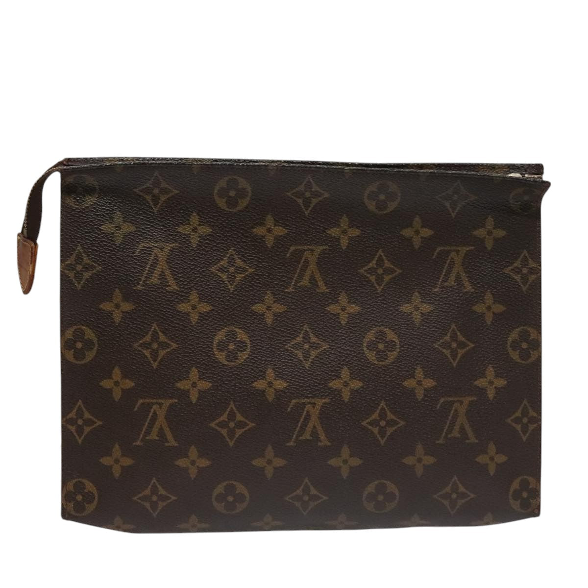 LOUIS VUITTON Monogram Poche Toilette 26 Pouch M47542 LV Auth 109014