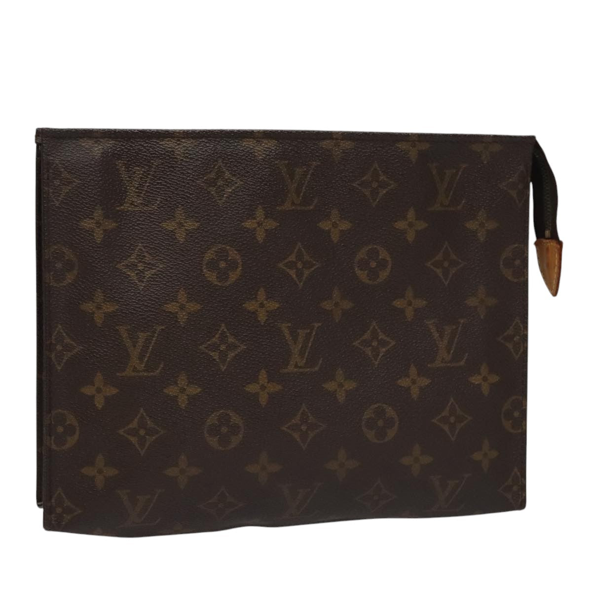 LOUIS VUITTON Monogram Poche Toilette 26 Pouch M47542 LV Auth 109015