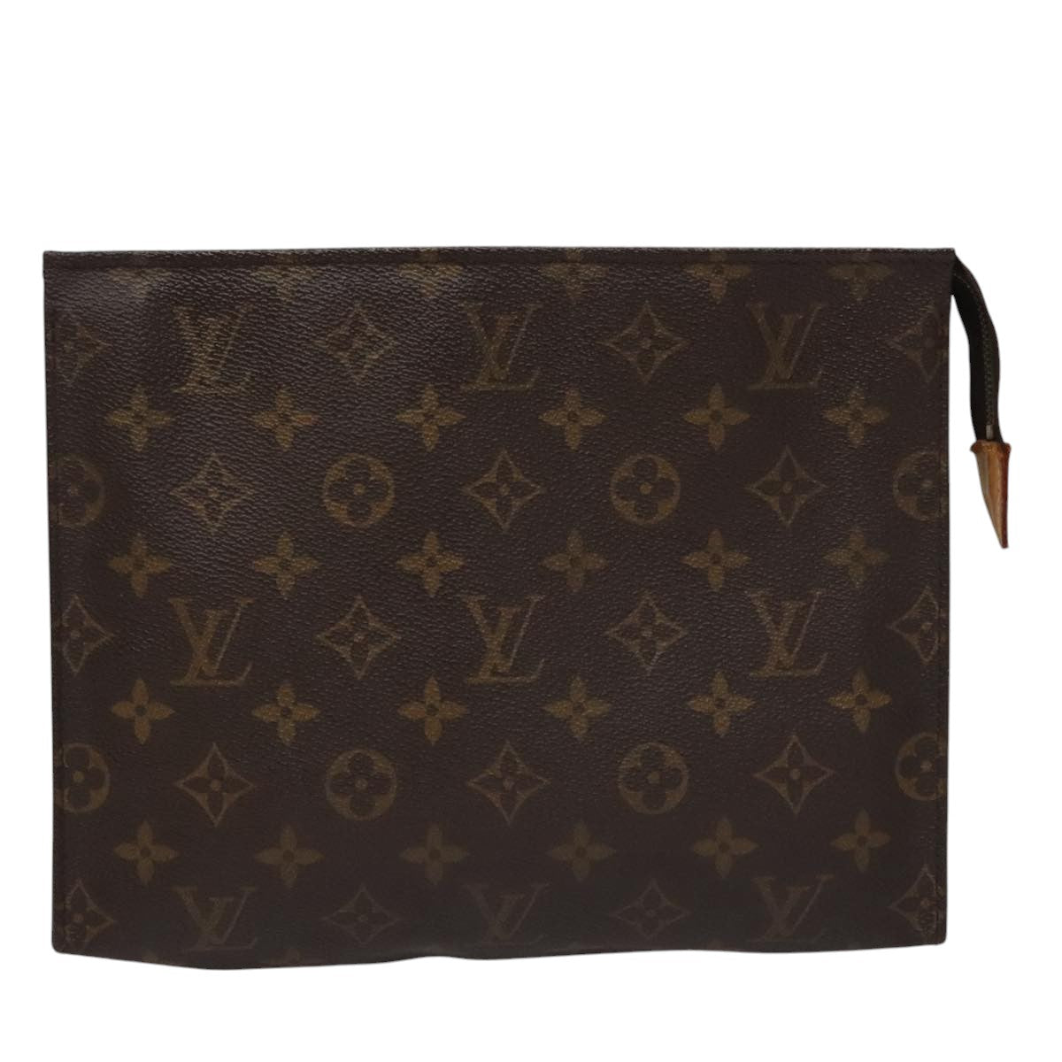 LOUIS VUITTON Monogram Poche Toilette 26 Pouch M47542 LV Auth 109015