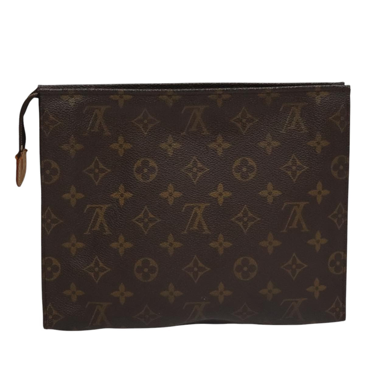 LOUIS VUITTON Monogram Poche Toilette 26 Pouch M47542 LV Auth 109015