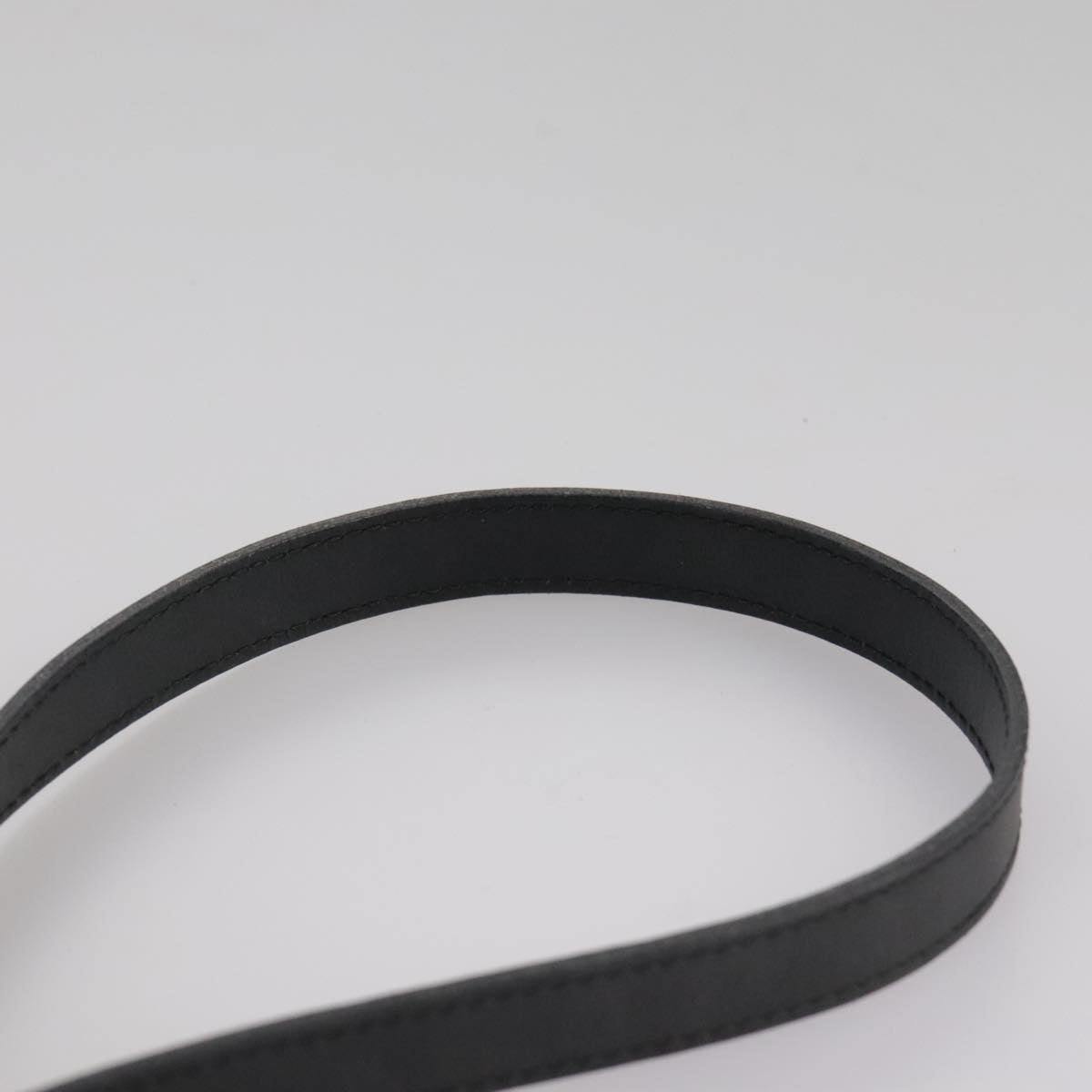 Christian Dior Honeycomb Canvas Shoulder Bag PVC Leather Black Gold Auth 109067