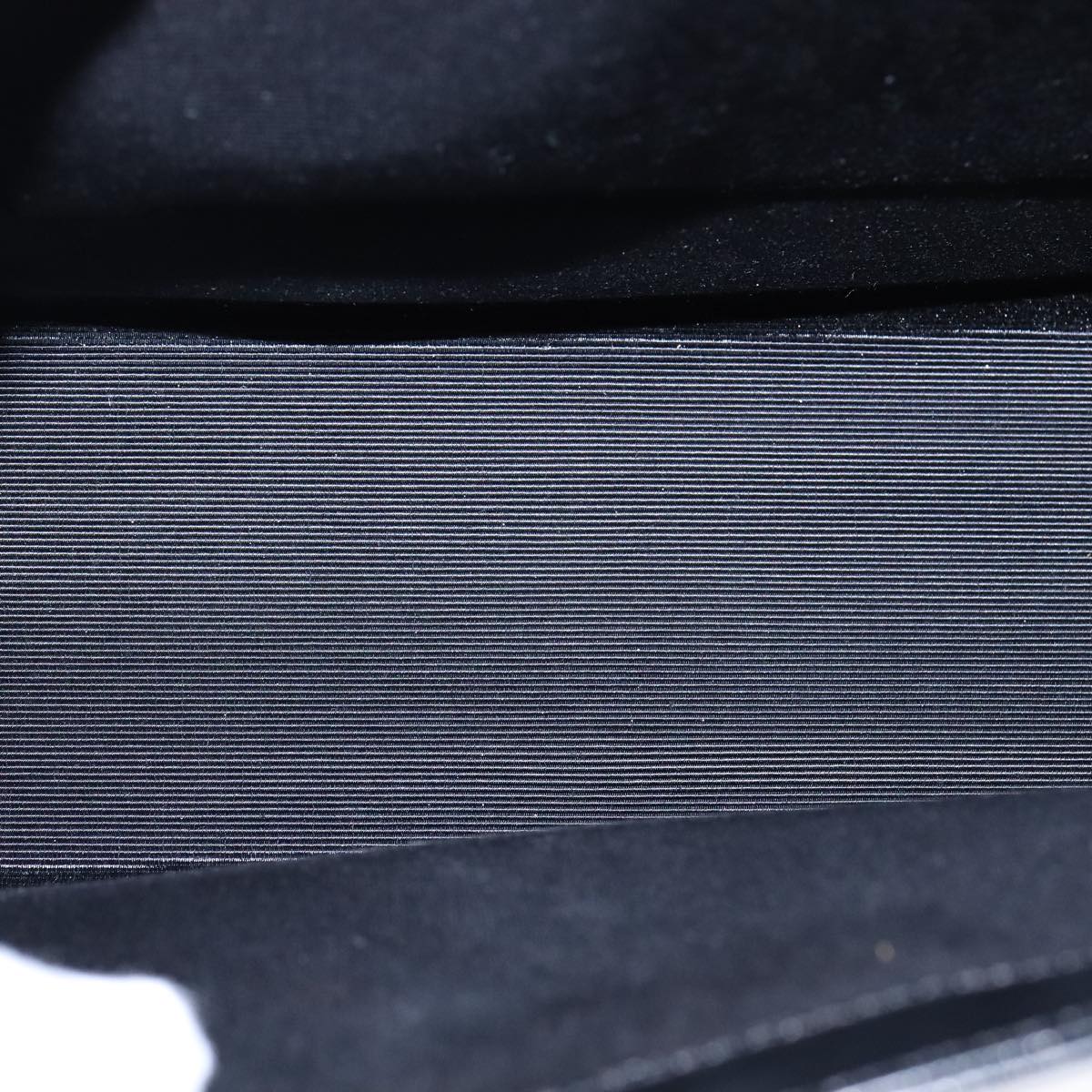 GIVENCHY Hand Bag Leather Black Gold Auth 109282