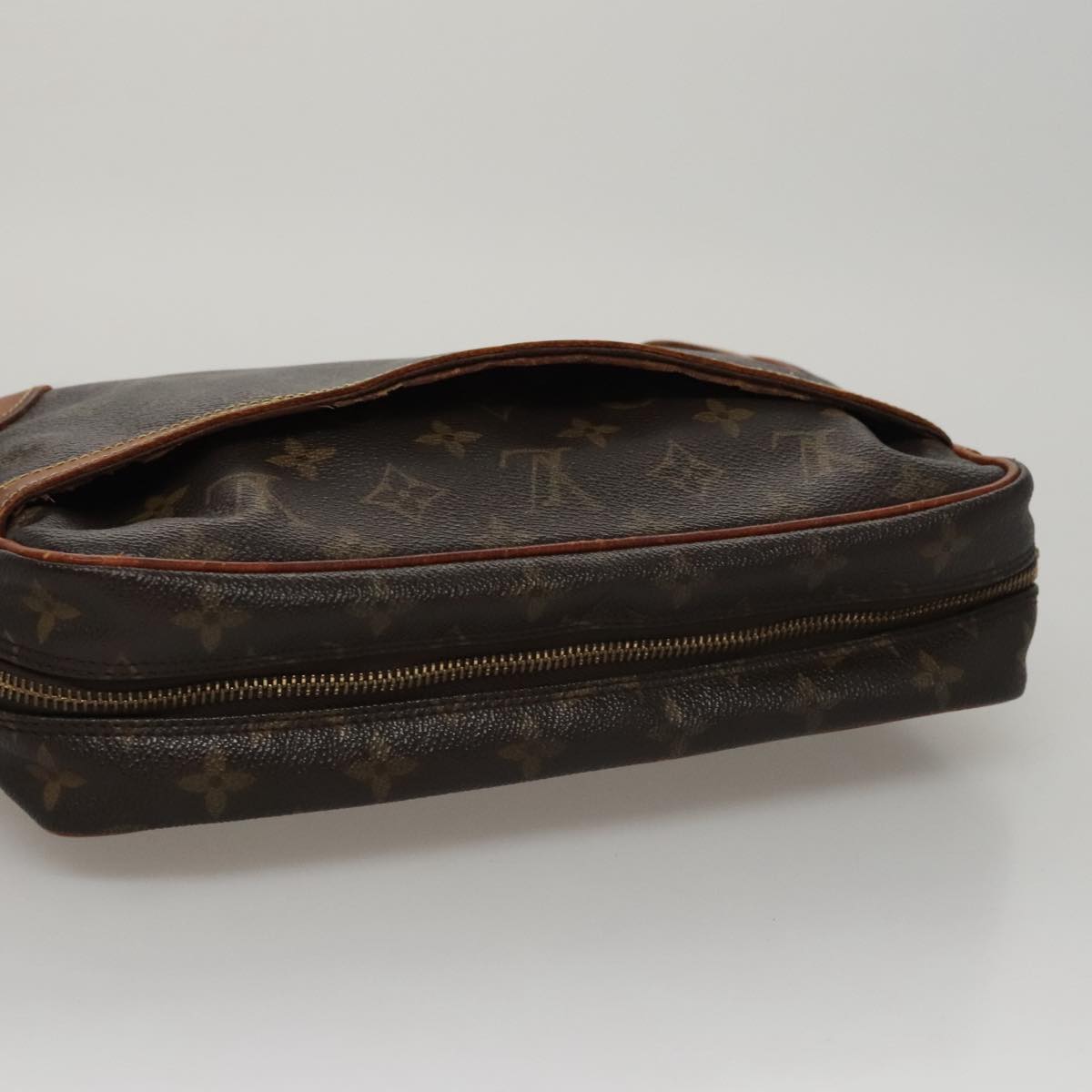 LOUIS VUITTON Monogram Compiegne 28 Clutch Bag M51845 LV Auth 109325