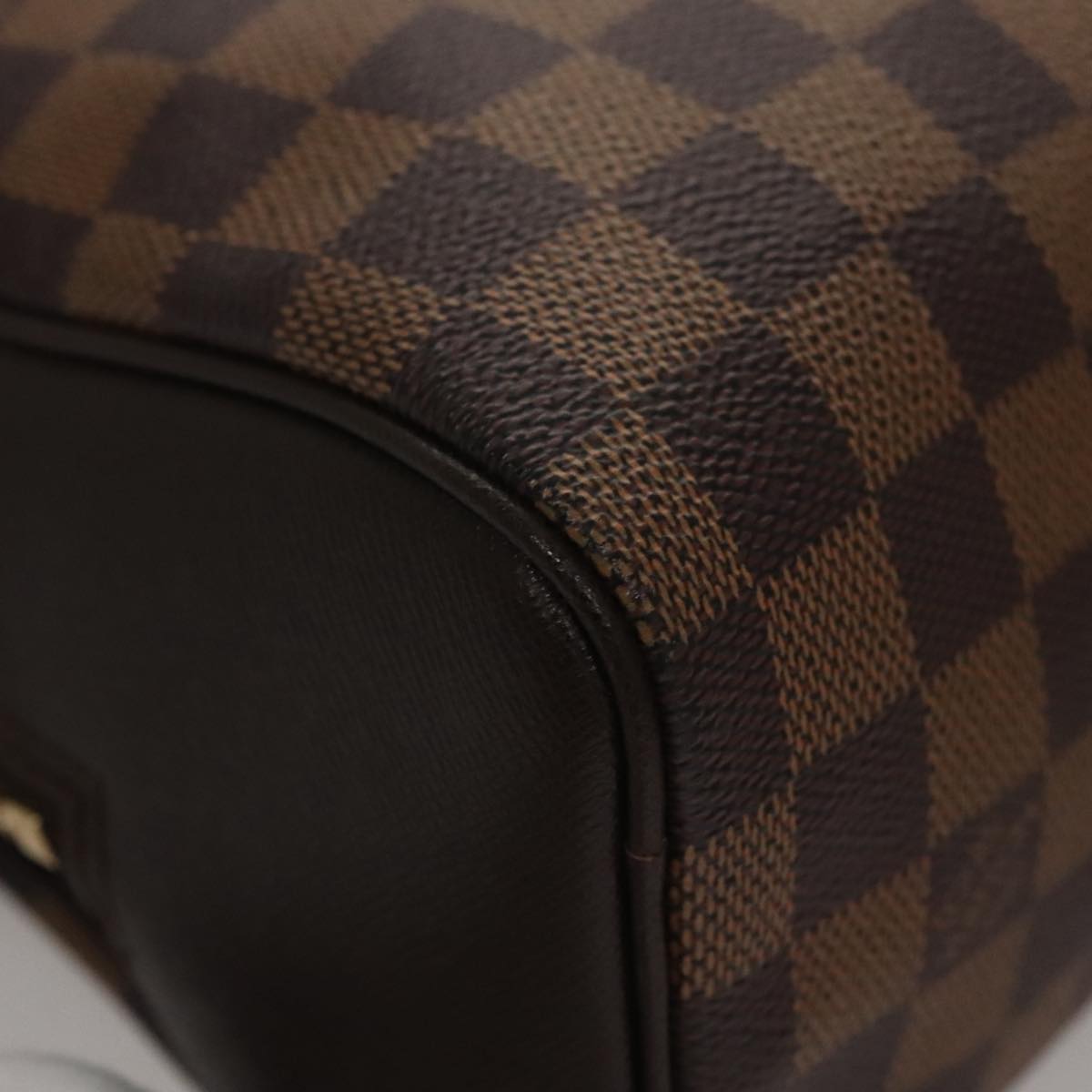 LOUIS VUITTON Damier Ebene Brera Hand Bag N51150 LV Auth 109447V