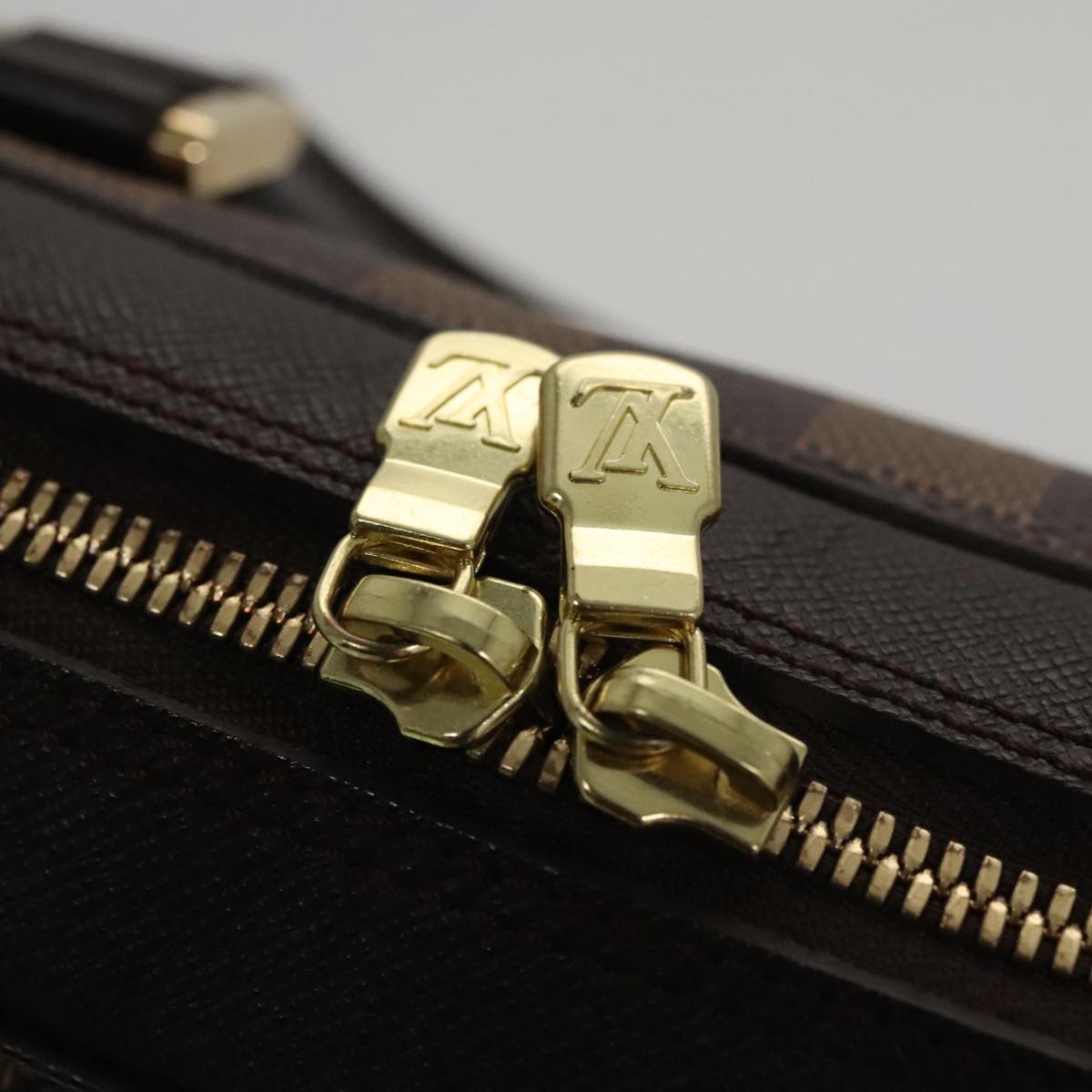 LOUIS VUITTON Damier Ebene Brera Hand Bag N51150 LV Auth 109447V