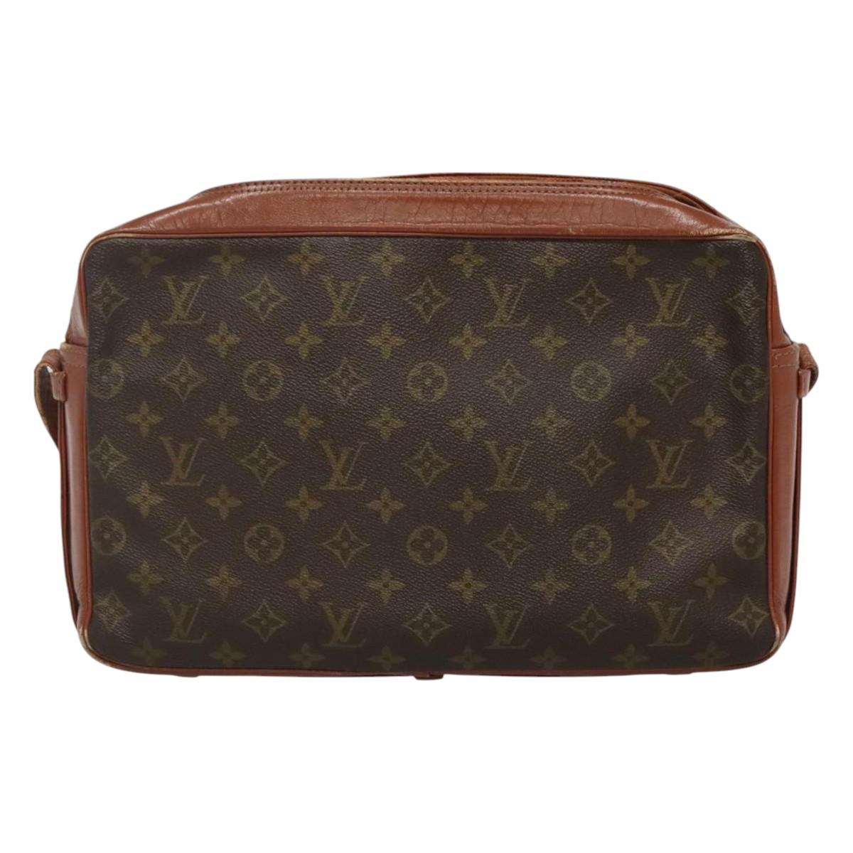 LOUIS VUITTON Monogram Sac Bandouliere 35 Shoulder Bag LV Auth 109519