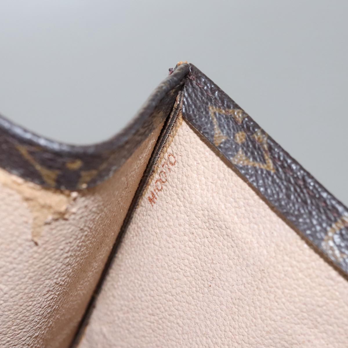 LOUIS VUITTON Monogram Sac Plat Hand Bag M51140 LV Auth 109616
