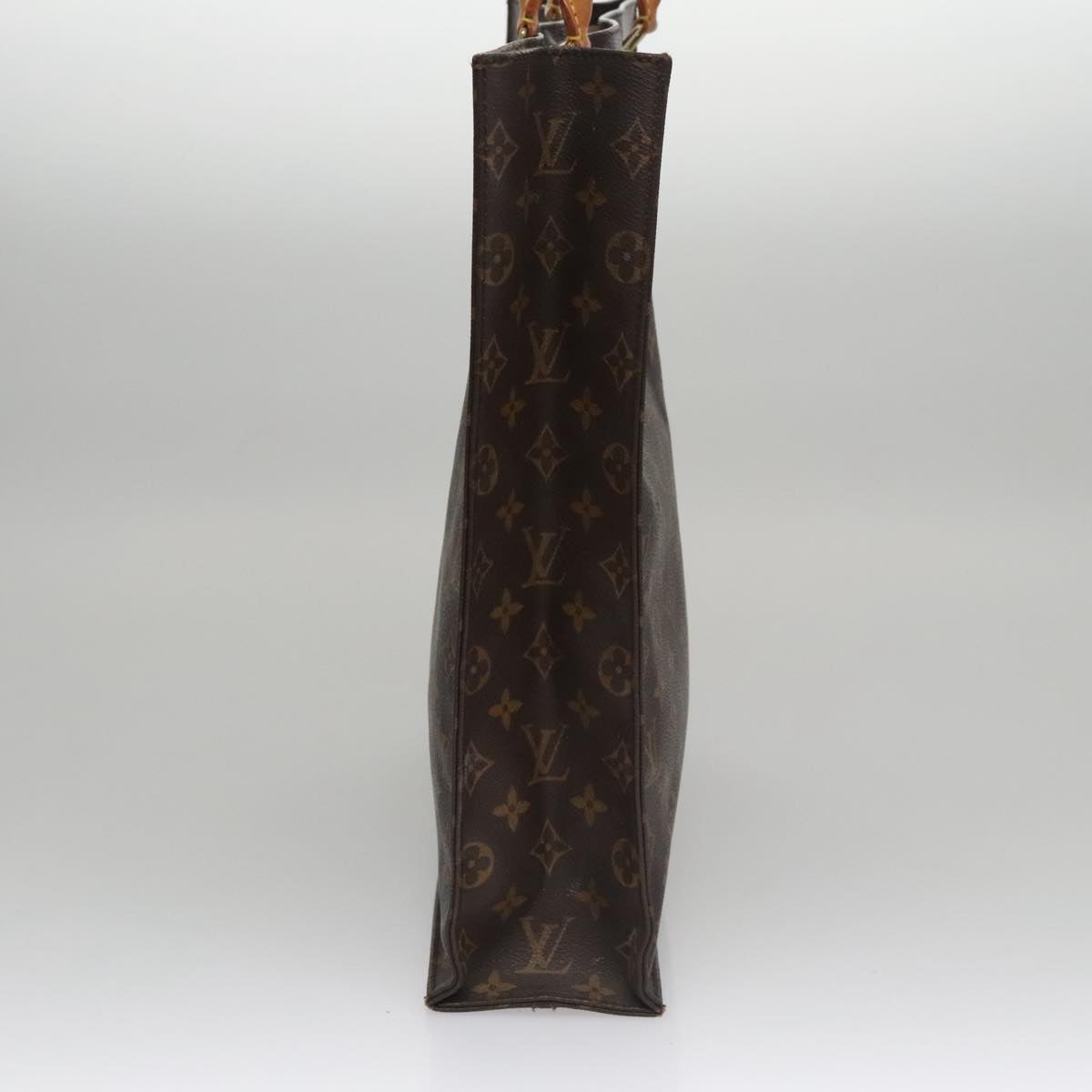 LOUIS VUITTON Monogram Sac Plat Hand Bag M51140 LV Auth 109616