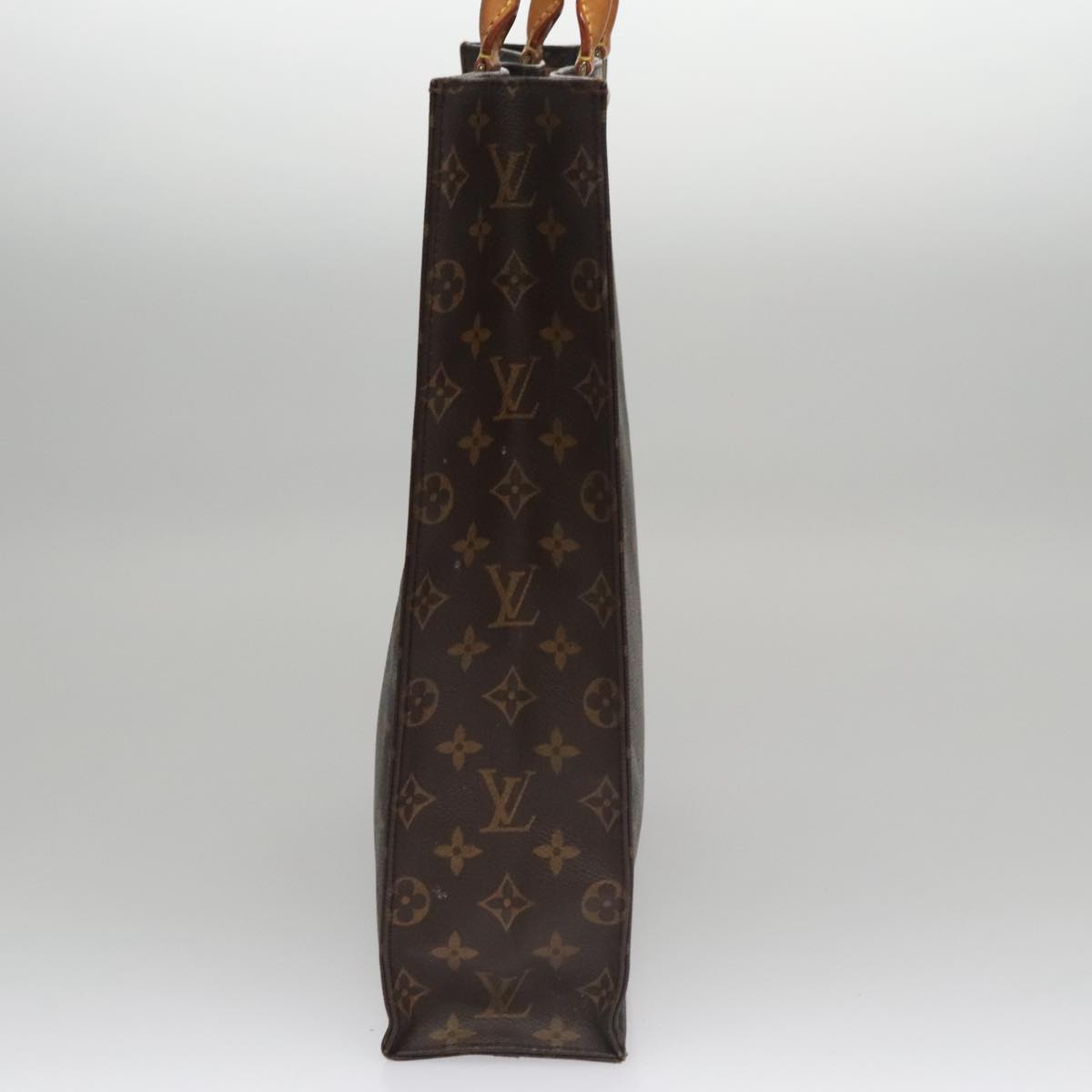 LOUIS VUITTON Monogram Sac Plat Hand Bag M51140 LV Auth 109616