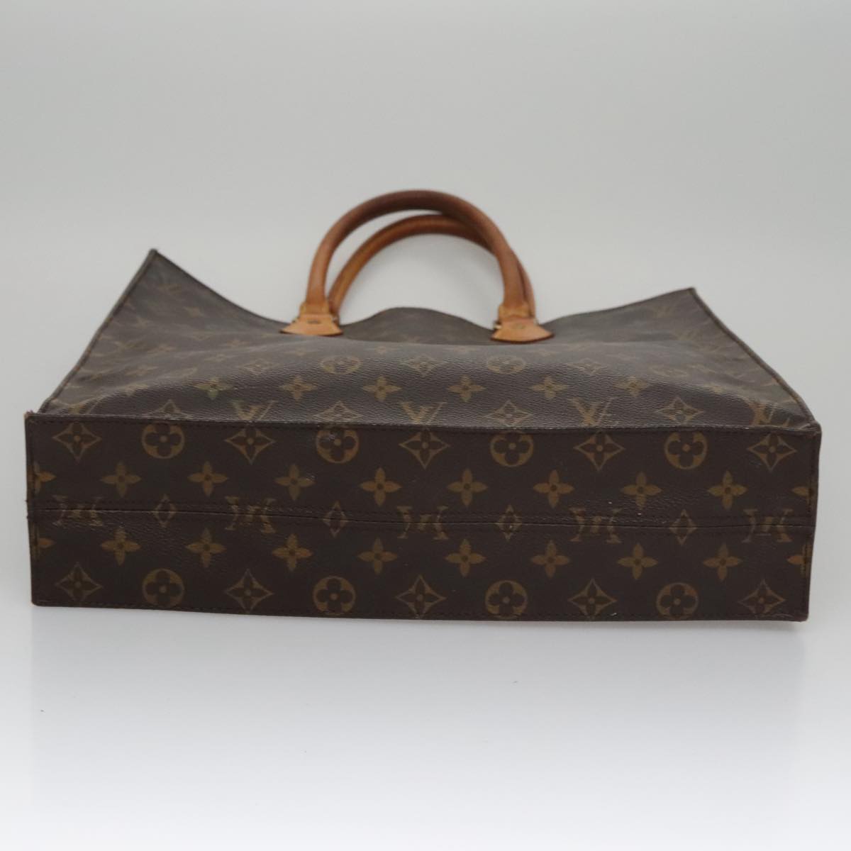 LOUIS VUITTON Monogram Sac Plat Hand Bag M51140 LV Auth 109616