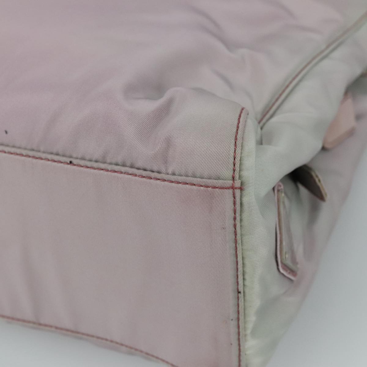 PRADA Hand Bag Nylon Purple Auth 109638