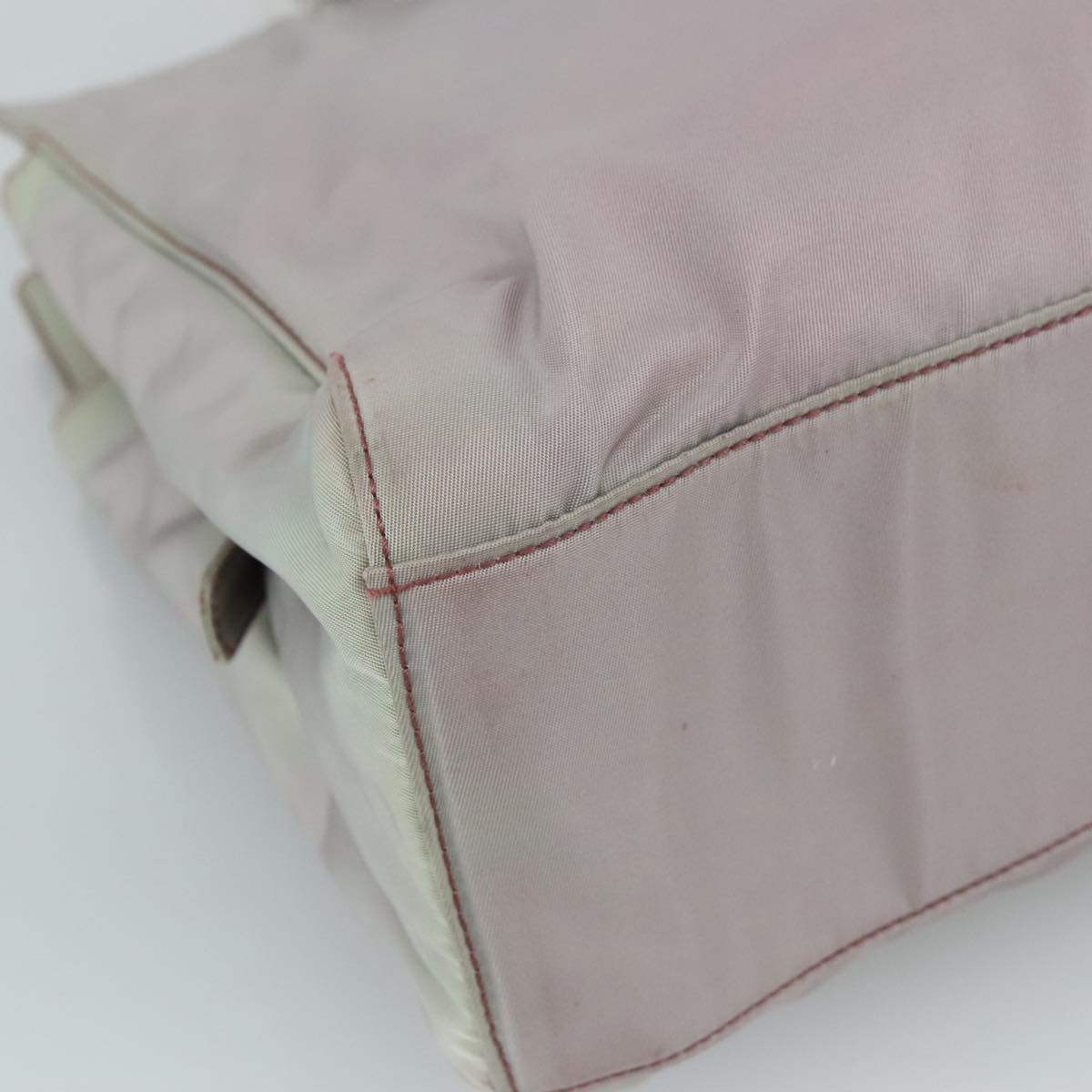 PRADA Hand Bag Nylon Purple Auth 109638