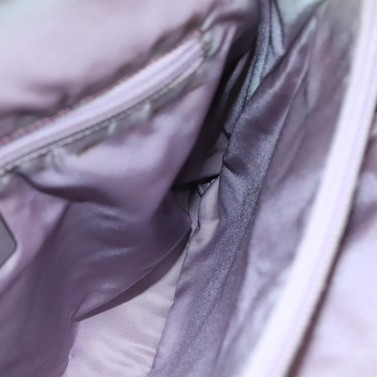 PRADA Hand Bag Nylon Purple Auth 109638