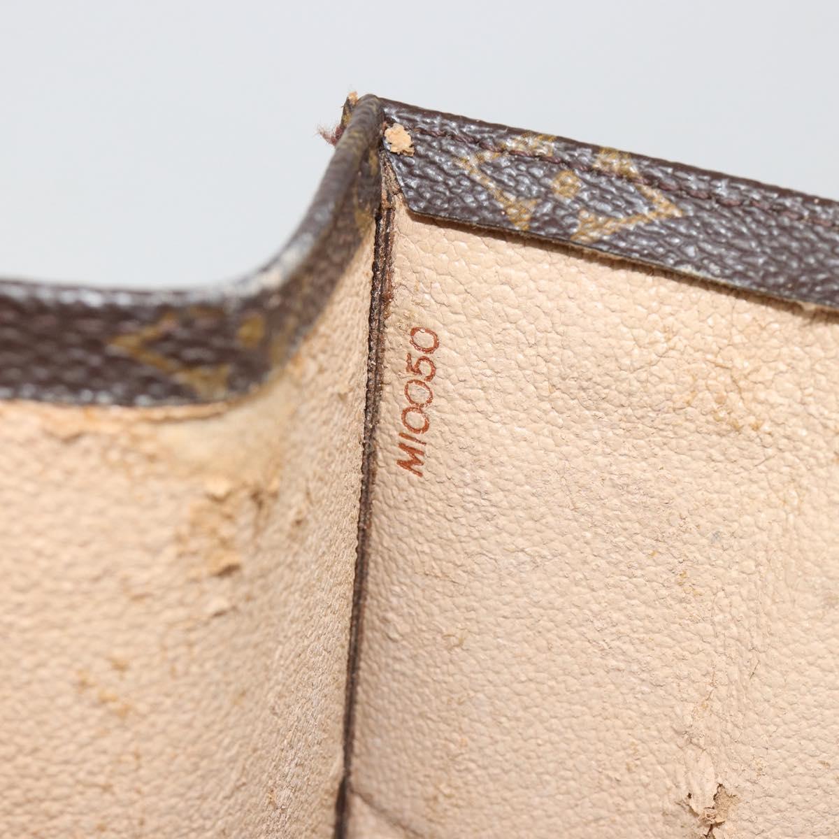 LOUIS VUITTON Monogram Sac Plat Hand Bag M51140 LV Auth 109668