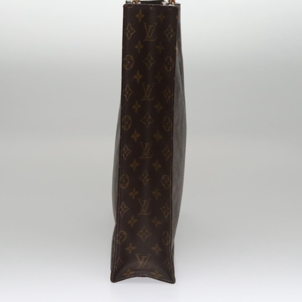 LOUIS VUITTON Monogram Sac Plat Hand Bag M51140 LV Auth 109668