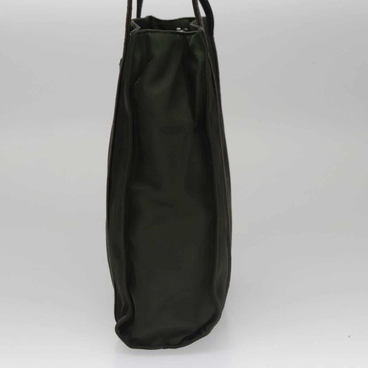 PRADA Hand Bag Nylon Khaki Auth 109677