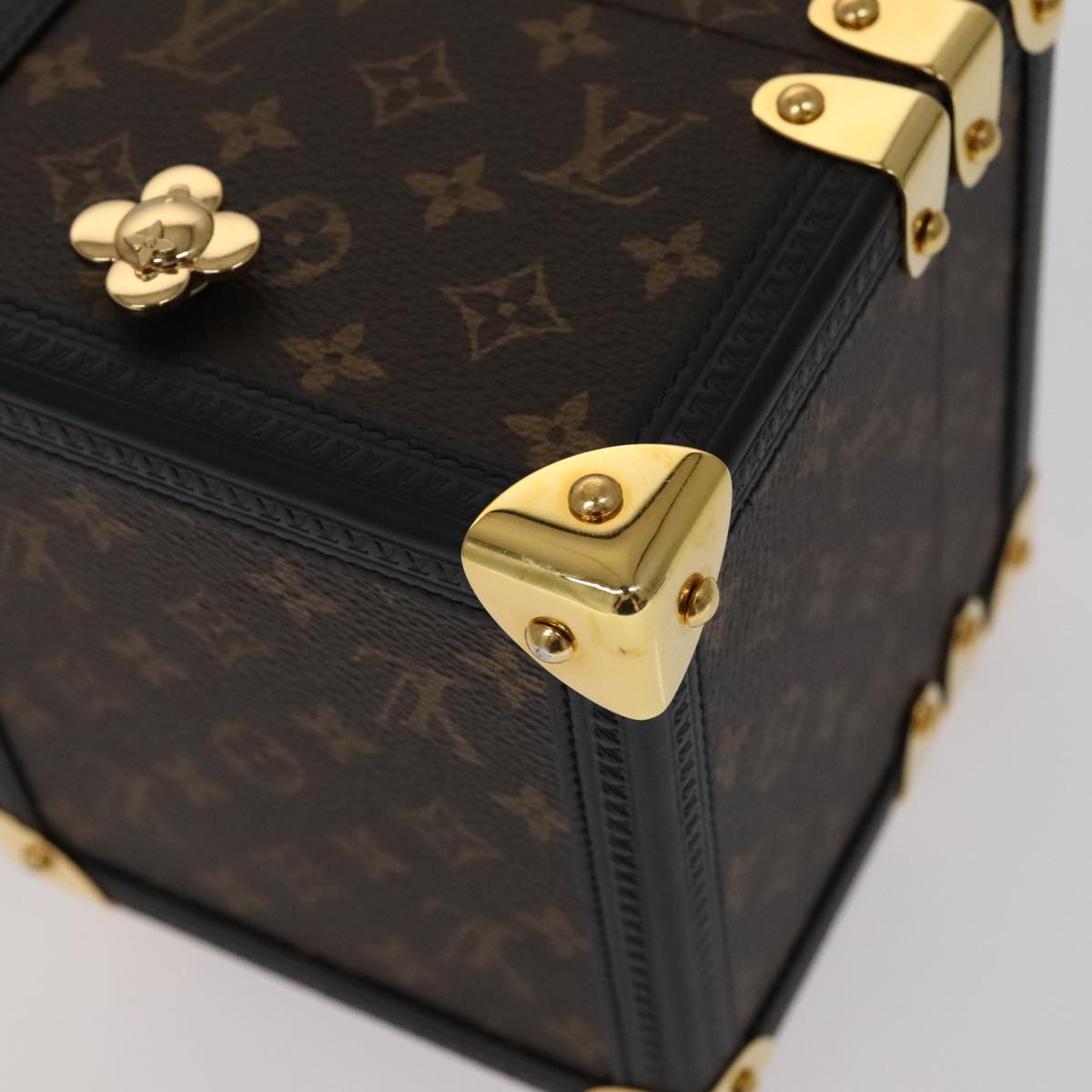 LOUIS VUITTON Monogram Boite Amsik Music box GI0267 LV Auth 109689AM